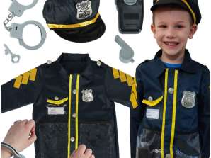 Kostüm Karneval Kostüm Verkleidung Polizist Handschellen Set 3 8 Jahre