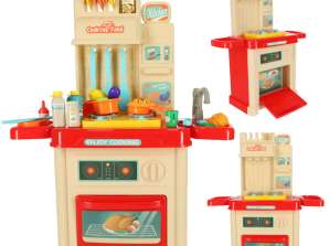 Children's toy kitchen oven burners lights equipment