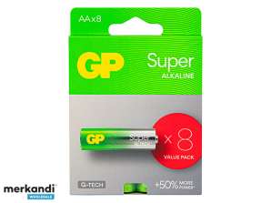 Alkaline batterij AA 1.5 LR6 GP SUPER 82 627#
