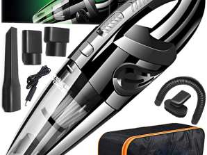 Cordless Handheld Car Vacuum Cleaner Hepa STRONG 120W +Tips +Bag AX-6602