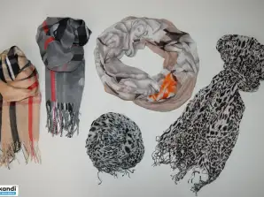 Женский шарф от немецкого универмага различных цветов и мотивов ТОП КАЧЕСТВО