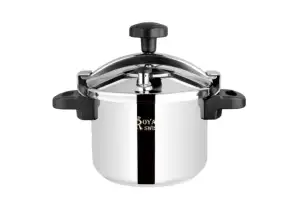 Stainless Steel Pressure Cooker - Available in 4 Sizes