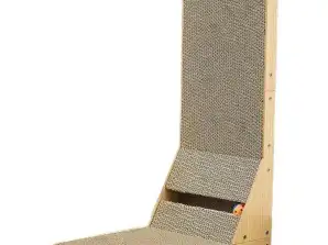 ZW26 CORNER SCRATCHING POST WITH TOY