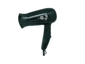 Hairdryer with folding handle Rosberg, 1200W, Diffuser, 2 steps, gray