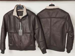 STOCK MENNS FAUX LEATHER JACKET ROYAL CUP - MANTRA STOCK