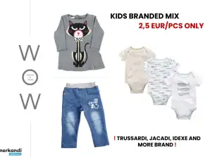KIDS BRANDED MIX SPRING/SUMMER: TRUSSARDI, IDEXE, JACADI AND MORE BRANDS INSIDE THE MIX