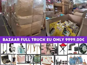 Bazaar HOME TRUCK EUROPA PALETTE XXXL GRADE A CARREFOUR Lager