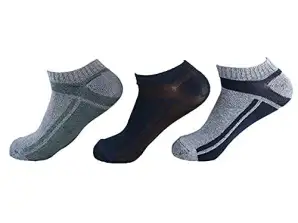 High-Quality 3-Pack Men's Cotton Socks | Sizes 39-43 | New with Tags