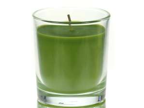 Scented candle in glass 135 g 30 hrs Apple peach