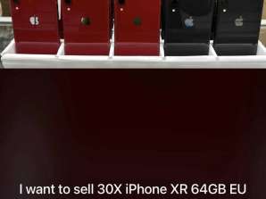 Bulk iPhone XR 64GB Grade A + A / AB, EU-TIEDOT, valmiina varastossa heti ostettavaksi