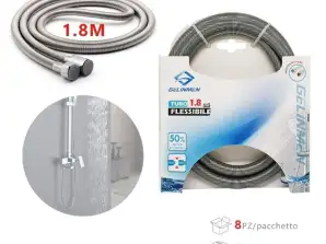 1.8m Shower Hose, flexibility and bending resistance, high temperature resistant, good durability and longer lifespan