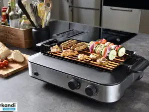 BBQ Multi Kebab Grill Infravörös grill Elektromos asztali grill nyárs 1600W grill nyárs