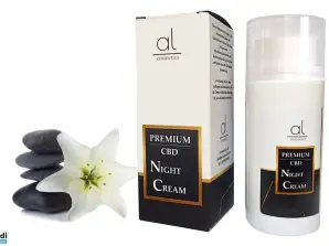 Prémium természetes kozmetikumok: Kiváló minőségű CBD éjszakai krém (30 ml)