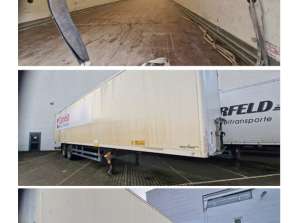 Semi-trailers, storage containers, storage space, semi-trailers, semi-trailers