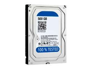 10 x 500 GB Diskai - Restauruoti Naudoti - Įvairūs prekės ženklai - 3 mėnesių garantija