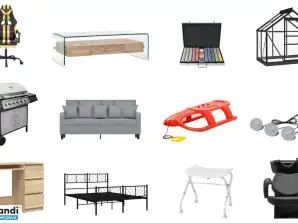 Lot de Mobilier, Bricolage et autres - Non testé - 670 unités - Vida XL