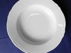 Фарфоровая тарелка 23 5 см белая TP T047 T50 25