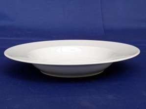 Porcelain plate 22 5 cm white TP T0416 T1931