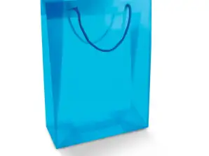 Прозрачна PP подаръчна торбичка синя LT91410 N0411