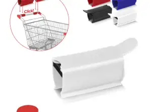 Antibakteriální klip na nákupní vozík bílý LT92717 N0001