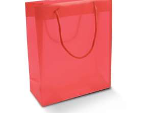Transparent PP gift bag Red LT91410 N0421