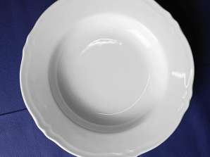 Porcelain plate 23 5 cm white TP T047 T50 25
