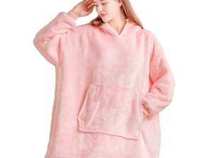 Hoodie-Decke: Ultimativer Komfort und Wärme in einem. Kuscheln Sie sich stilvoll mit dieser kuscheligen, tragbaren Decke