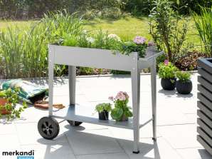 Powertec Garden Metal Raised Bed with 2 PU Wheels, A-Stock, 350 pcs.