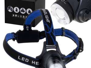 LED Headlamp 2 Rechargeable Set