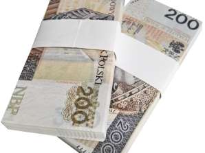 Bankovky pro učení a hraní - 200 PLN, 200 PLN, 200 PLN, peníze, padělané peníze, falešné zlato, rekvizitní peníze, falešné peníze, falešné bankovky, falešné bankovky
