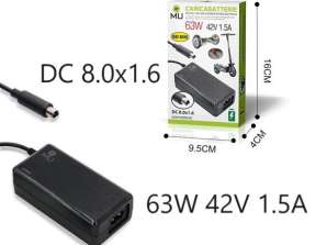 DC8.0x1.6 Scooter Battery Charger 42V 1.5A Suitable, Bicycle Battery Charger
