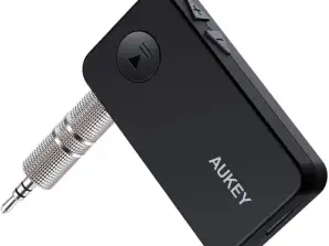 AUKEY RECEIVER BLUETOOTH ADAPTER FOR CAR CALLS MUSIC AUDIO AUX 3.5MM