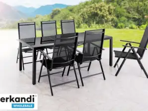 Solax-sunshine Stacking Chair og Aluminium Folding Chair, sett med 2, returnert