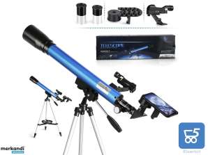 Telmu Telescopic F60050M - Astronomical High Magnification HD, with spotting scope, adjustable tripod and smartphone adapter, suitable for adults or c