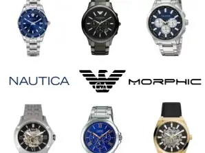 Orologi delle grandi marche: Emporio Armani, Versace, Nautica...