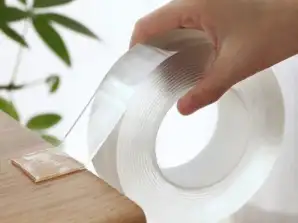 Transparent double-sided tape