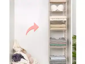 Folding storage rack (5 shelves)