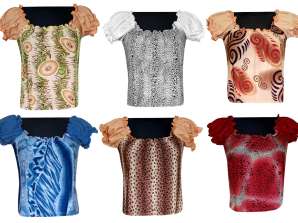 WOMEN'S T-SHIRTS BLOUSES TOPS TOP T-SHIRT SPANISH SIZE UNIVERSAL MIX OF COLORS AND PATTERNS