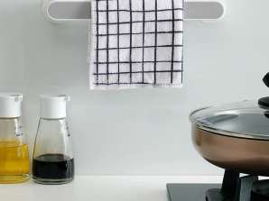 Self-adhesive towel rack of any size, RGB LED