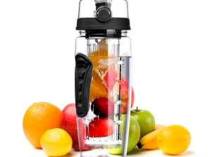 Water bottle with infuser for fruits, herbs or tea, FruityBottle, 700ML