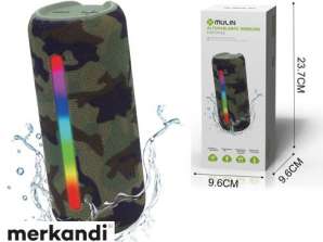 Military Bluetooth Elegant Wireless Speaker, kompakter kabelloser Lautsprecher mit Stoff-Finish, perfekt
