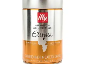 ILLY ARABICA SELECTION ETHIOPIË BONEN 250G (exp-10/2024) (6 lbs, 9x12x6 )