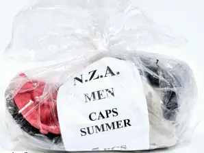 Bulk N.Z.A. Cappellini da uomo per la stagione estiva - Collezione di copricapi eleganti e resistenti