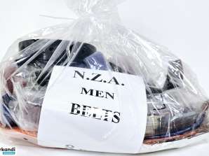 High-Quality N.Z.A. Men's Leather Belts for Retail Stocking - Diverse Range Available