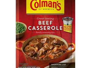Colman's Beef Casserole Kruidenmix 40g - Verbeter uw maaltijden met vakkundig gemengde kruiden