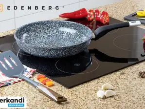 Edenberg stekepanne keramikk - 3-lags non-stick belegg! fra 16 cm til 30 cm