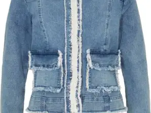 Women's denim jacket ,new model, absolutely new, available in different sizes. The item is in stock