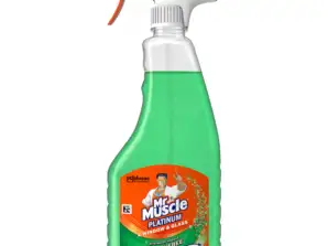 Mr Muscle Platinum Glass Cleaner with Vinegar 500ml