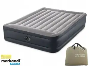 MATELAS PNEUMATIQUE « INTEX » AVEC POMPE ÉLECTRIQUE INTÉGRÉE, UGS : 470 (Stock en Pologne)