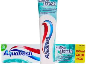 Menthol Toothpaste Aquafresh Active Fresh Refreshes Protects 100ml